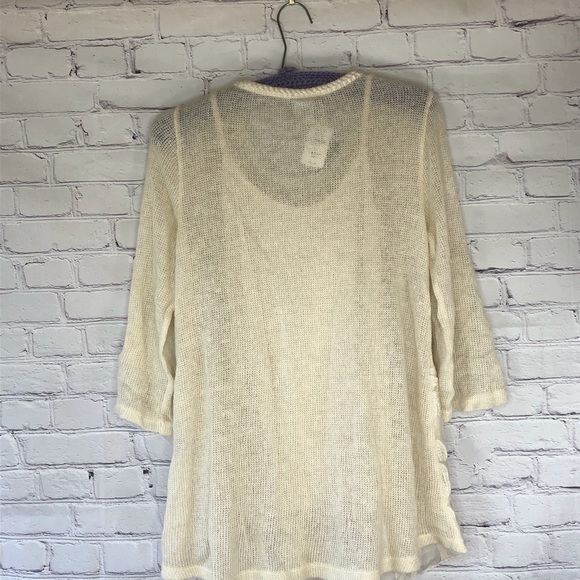 Moda Italy/Neiman Marcus Silk And Lace Tunic Size Small NWT - Picture 2 of 16